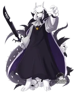 Official artwork of X!Asriel