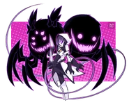 The official concept art of X!Muffet and her pets in Underverse 0.5