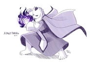 The birthday illustration of X!Toriel