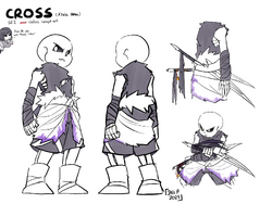 Zu — Cross from Metadora is so cute. Sorry XTale!Sans