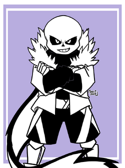 The end of the fight between Nihontale!Sans and Cross/Xtale!Sans : r/Undertale