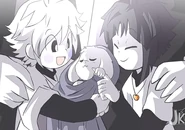 X!Chara, X!Asriel and X!Frisk in XTale I