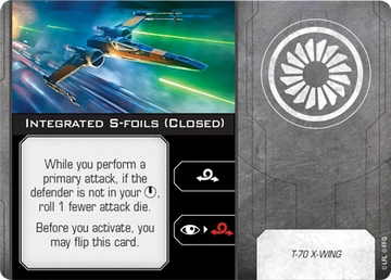Integrated S-Foils | X-Wing Miniatures: Second Edition Wiki | Fandom