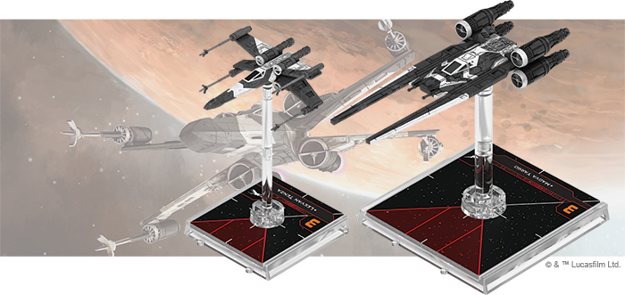 X-Wing Miniatures Game USED Rebel U-Wing Fully Upgraded to 2.0 
