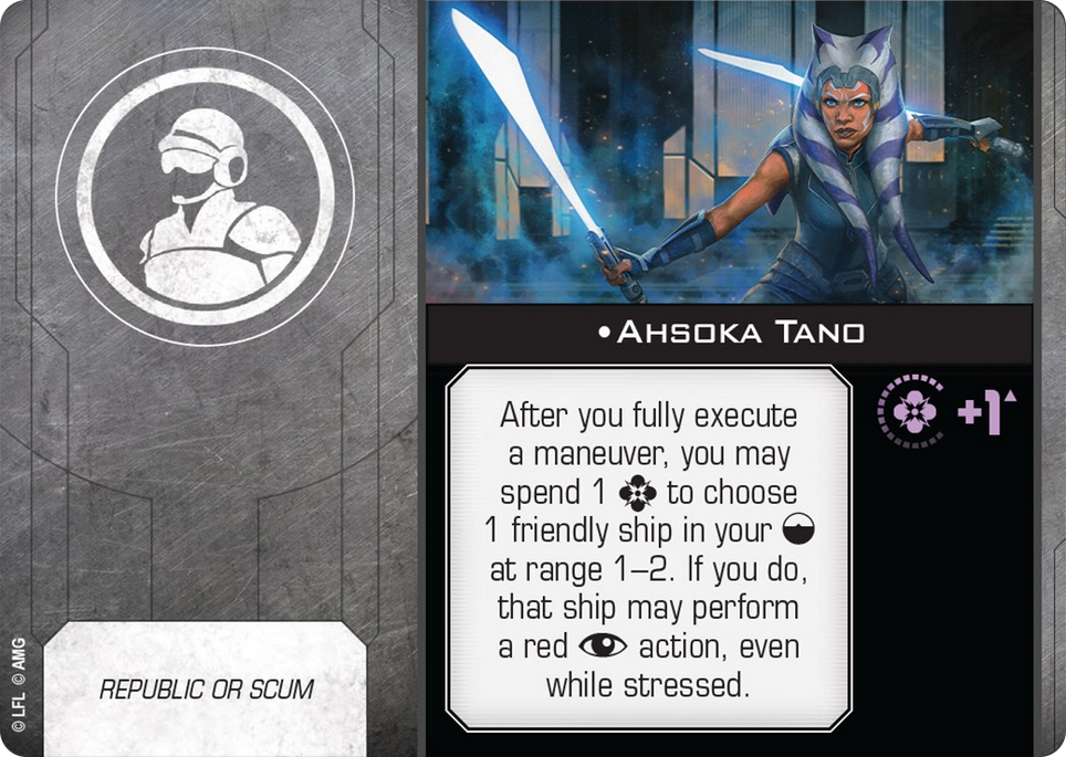 Ahsoka Tano (Crew) | X-Wing Miniatures: Second Edition Wiki | Fandom