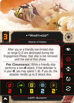 Warthog LAAT i Gunship X Wing Miniatures Second Edition Wiki Fandom