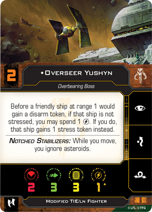 Overseer Yushyn | X-Wing Miniatures: Second Edition Wiki Overseer Yushyn | X-Wing Miniatures: Second Edition Wiki
