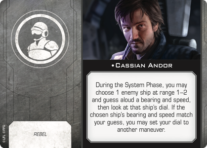 Cassian Andor (Crew), X-Wing Miniatures: Second Edition Wiki