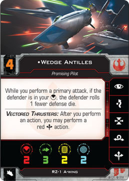 Wedge Antilles (RZ-1 A-Wing) | X-Wing Miniatures: Second