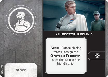 Director Krennic X Wing Miniatures Second Edition Wiki Fandom