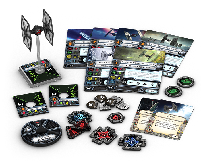 STAR Wars X Wing Gioco Miniature Tie/FO FIGHTER pacchetto di espansione 