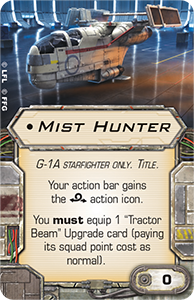 x wing mist hunter