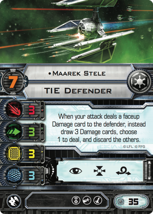 Maarek Stele TIE Defender X Wing Miniatures Wiki Fandom