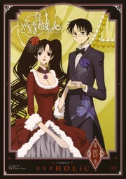 Watanuki and Himawari on xxxHolic anime Season 4 cover