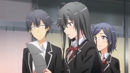 S3 EP12 Hachiman Yukino Komachi 2