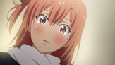 Yui after entering her home and sees her tears