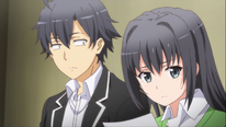 Rumi asking Hachiman to call her Rumi