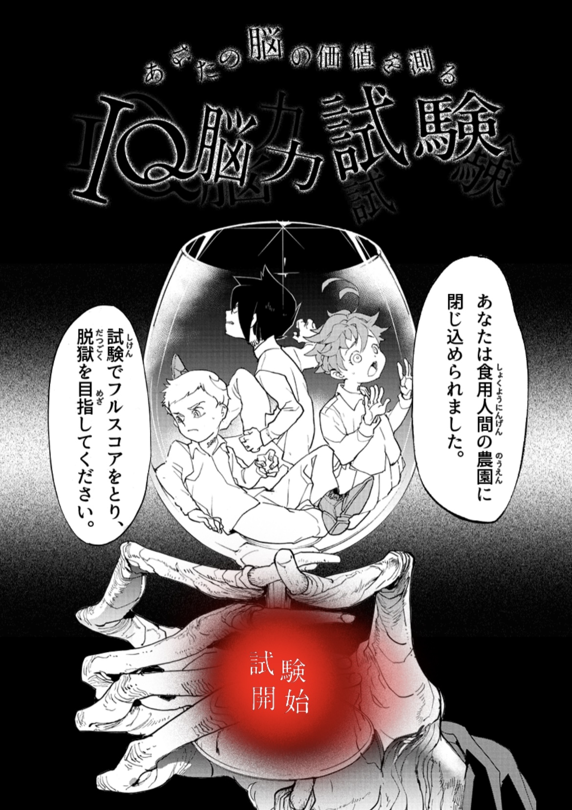 Brain Value IQ Test, The Promised Neverland Wiki