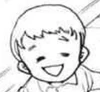 Dark brown-haired boy manga