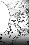 Goldy Pond on a map.