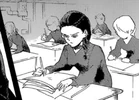 Isabella during her training.