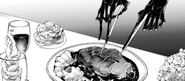 Wealthy Demons feasting on human meat from the Premium Farms.