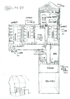 Layout of the House's second floor.