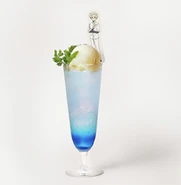 Norman's Mint Blue Soda Float