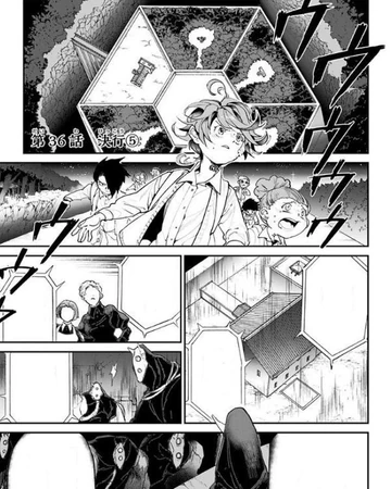 Chapter 36 The Promised Neverland Wiki Fandom Though the rules are strict, their caretaker is kind, and all the children are good friends with each other. chapter 36 the promised neverland