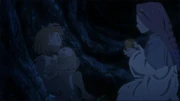 Mujika helping the 2 young demons.