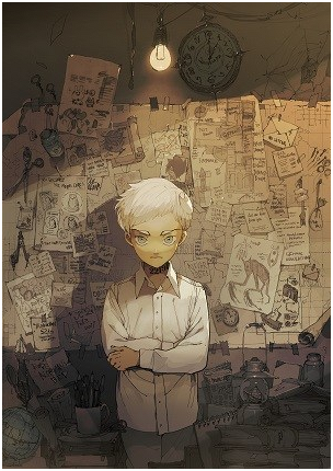 my mom (and dad) guesses the promised neverland character names &  descriptions 