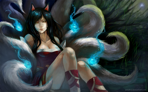 Lol ahri by juhaihai-d5mwlvx