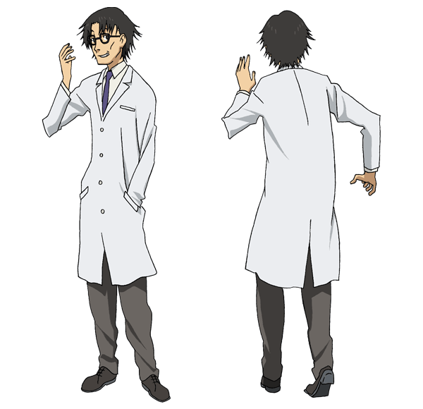 anime scientist male