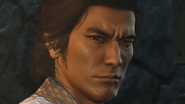 Ryoma smiling at Okita Souji