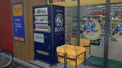Suntory BOSS Coffee vending machine, .