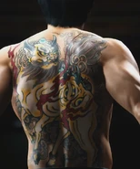 Tsuneo Iwami's tattoo