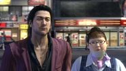 Akiyama and Hana on collection duty