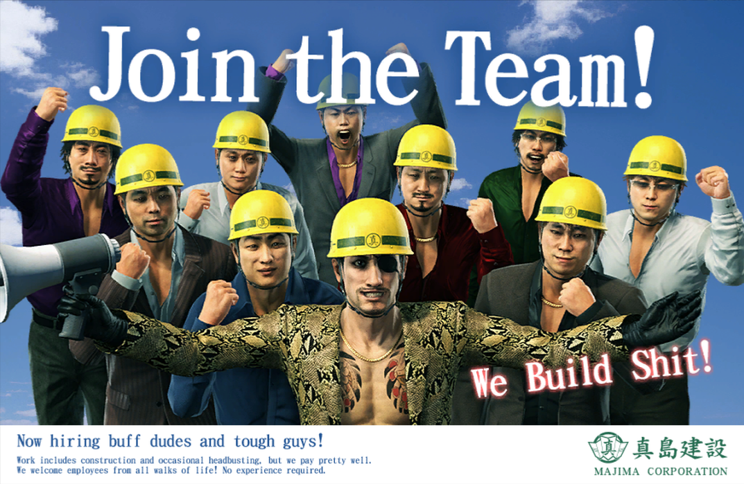 Majima Construction Ad