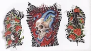 Daisaku Minami's tattoo (from 10th anniversary book)