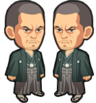 Saejima's sugoroku sprite during the The Brothers' New Years Day event