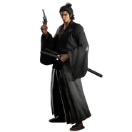 Full-body Like a Dragon: Ishin! render of Ryoma