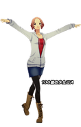 Haru Okumura dressed as Haruka in Persona 5: Dancing in Starlight.