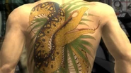 Rikiya's unfinished viper tattoo
