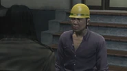 Nishida talking to Saejima
