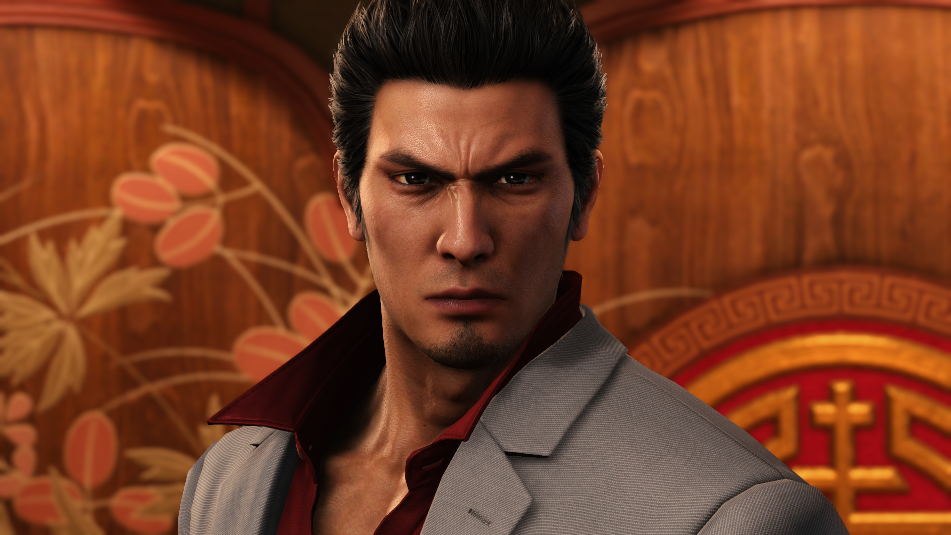 Kiryu saw Ichiban. He reminded him of nishiki, so he took his