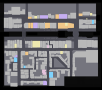 Sotenbori (Yakuza 5) map image
