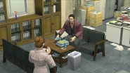 Akiyama and Hana reunite in the epilogue