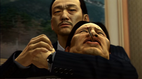 Katsuya holds Kanai's neck tightly