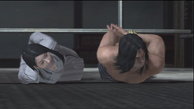 Saejima and Yasuko as hostages