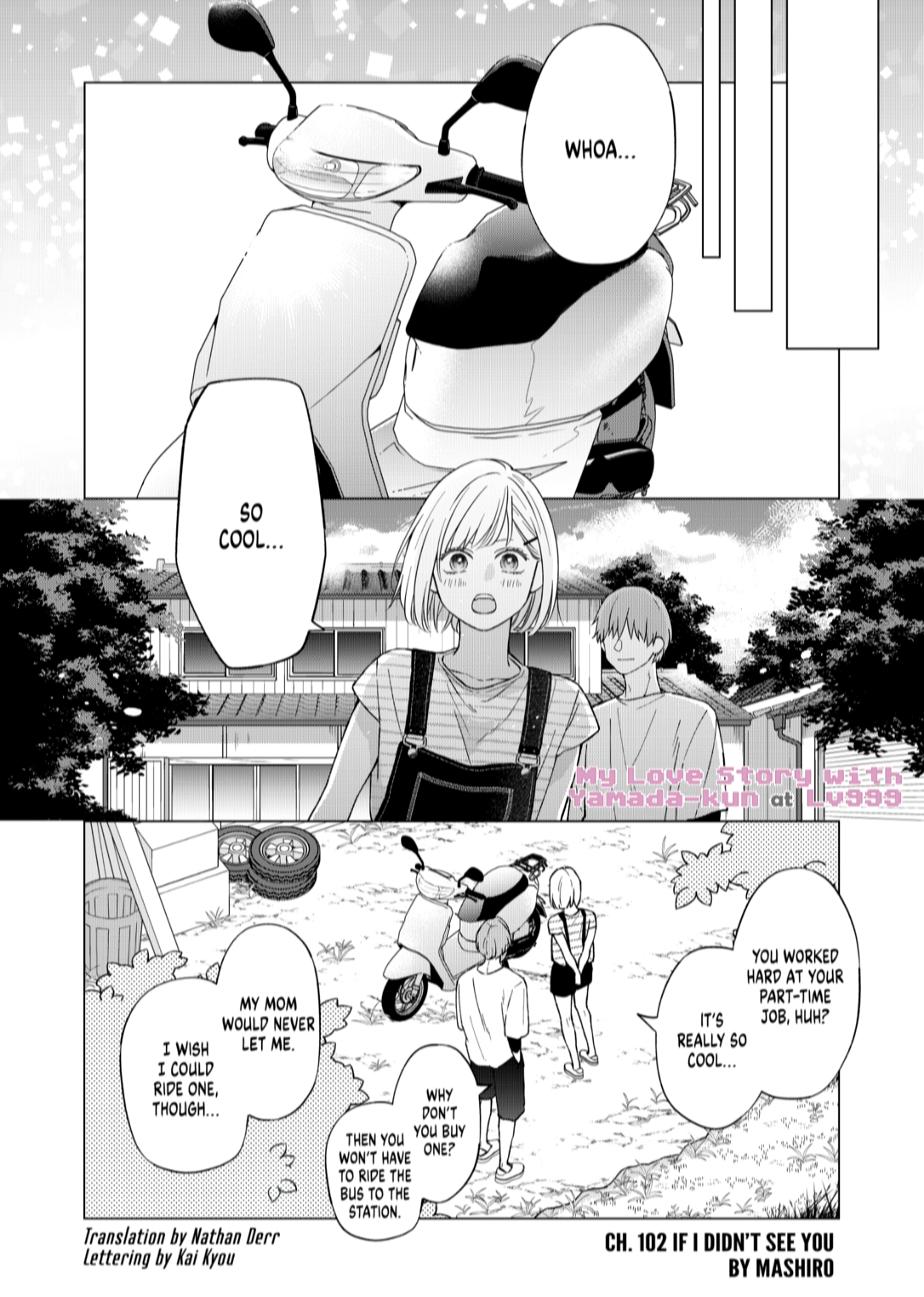 Chapter 102, My Love Story with Yamada-kun at Lv999